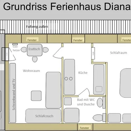 Diana Im Harz Semesterbostad *